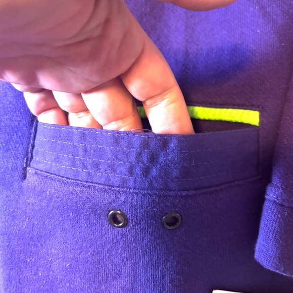 Vintage Beewear Sport neon colours anorak sweatshirt NWT - Picture 6 of 16